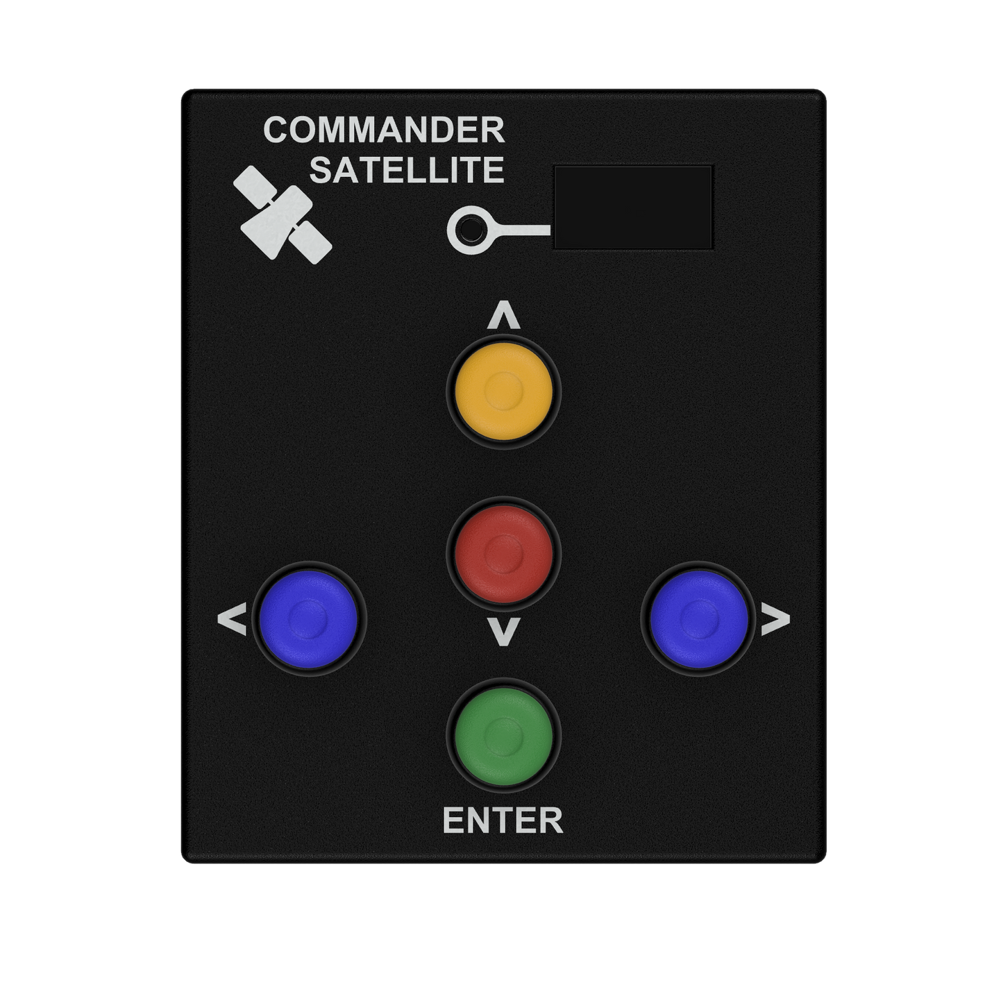 MX³ Design Commander Satellite Network Controller, elegante Steuerung mit mehreren Anschlüssen für Satelliten-Netzwerke.