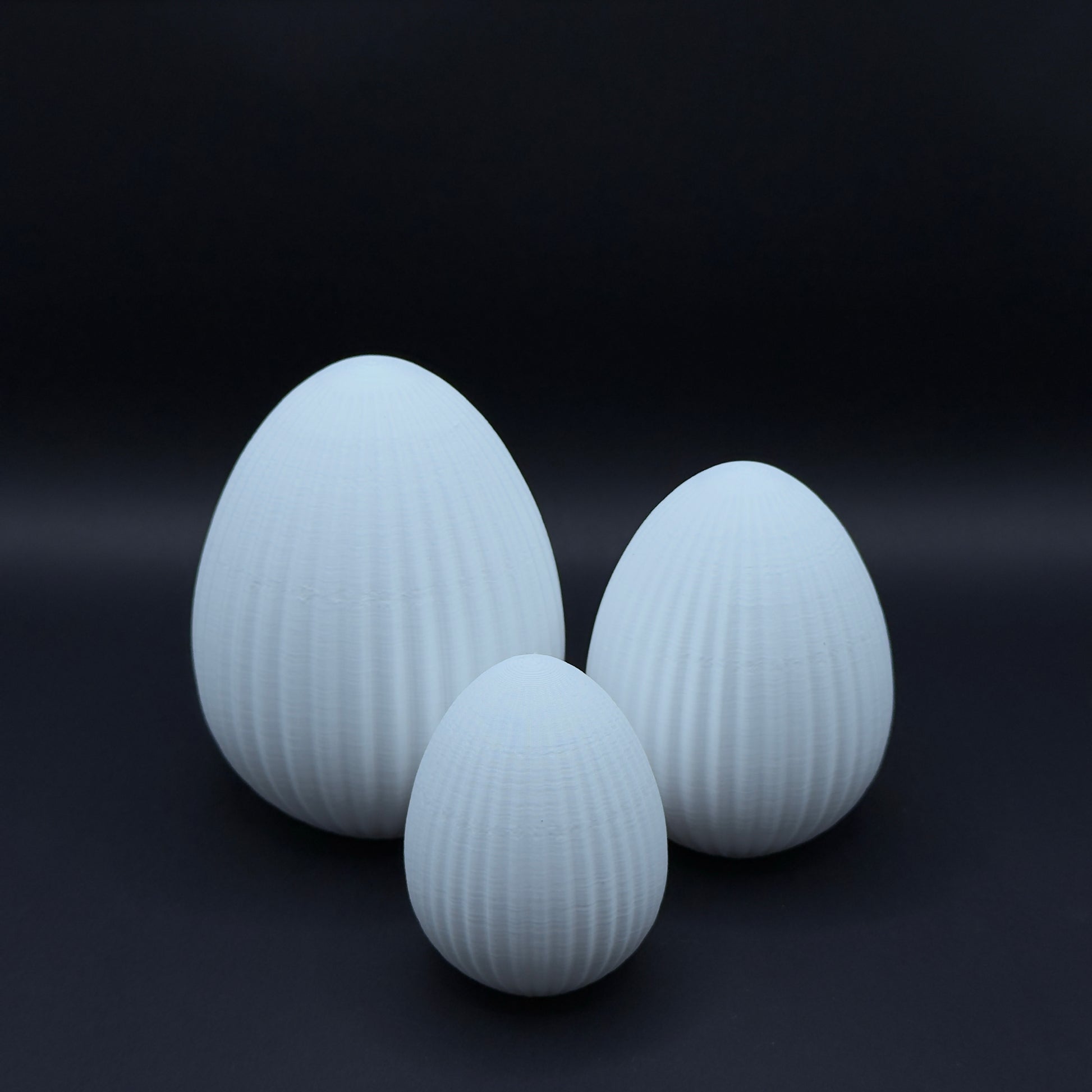 White Osterei Nordic decoration by MX³ Design, featuring a smooth, minimalist design perfect for Easter displays.